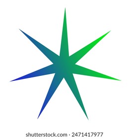 Estrellas Gradiente Arte Diseño de Vector