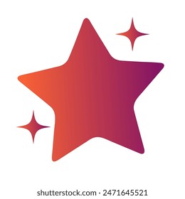 Estrellas Gradiente Arte Diseño de Vector