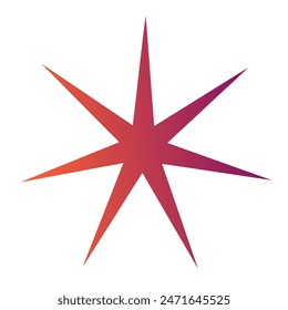 Estrellas Gradiente Arte Diseño de Vector