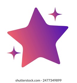 Stars Gradient Art Vector Design