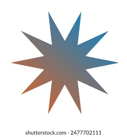 Estrellas Gradiente Arte Diseño de Vector