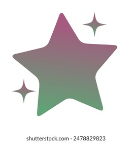 Stars Gradient Art Vector Design
