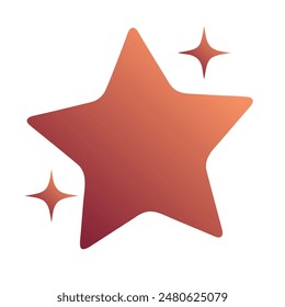 Estrellas Gradiente Arte Diseño de Vector