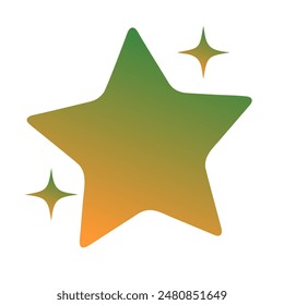 Estrellas Gradiente Arte Diseño de Vector