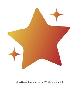 Estrellas Gradiente Arte Diseño de Vector