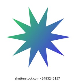 Stars Gradient Art Vector Design