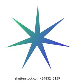 Stars Gradient Art Vector Design