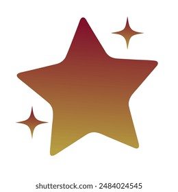 Stars Gradient Art Vector Design