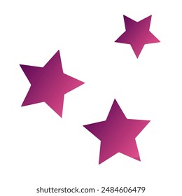 Stars Gradient Art Vector Design