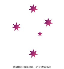 Estrellas Gradiente Arte Diseño de Vector