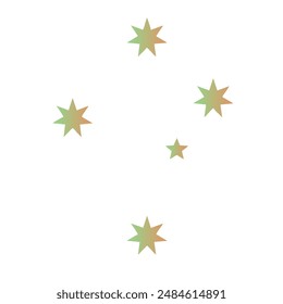 Stars Gradient Art Vector Design