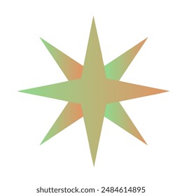 Estrellas Gradiente Arte Diseño de Vector