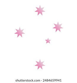 Stars Gradient Art Vector Design