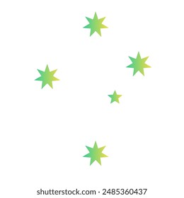 Stars Gradient Art Vector Design