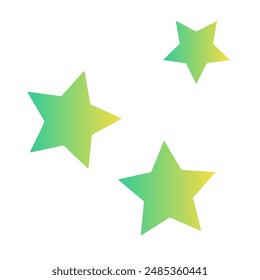 Estrellas Gradiente Arte Diseño de Vector