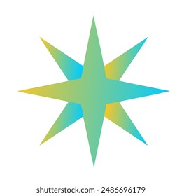 Stars Gradient Art Vector Design