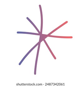Stars Gradient Art Vector Design
