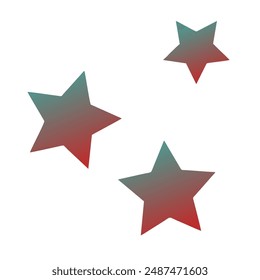 Sterne Gradient Art Vektorgrafik Design