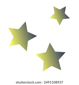 Estrellas Gradiente Arte Diseño de Vector