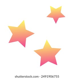 Stars Gradient Art Vector Design