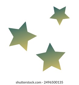 Estrellas Gradient Art Diseño de Vectores