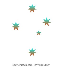 Stars Gradient Art Vector Design