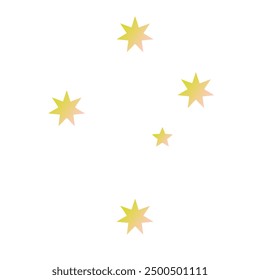 Stars Gradient Art Vector Design