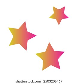 Stars Gradient Art Vector Design