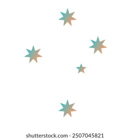 Stars Gradient Art Vector Design