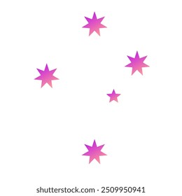 Estrelas Gradiente Arte Vetor Design