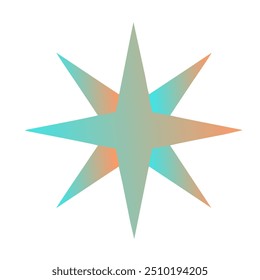 Estrellas Gradient Art Diseño de Vectores