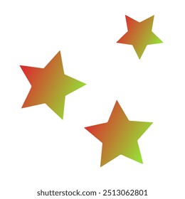 Estrellas Gradient Art Diseño de Vectores