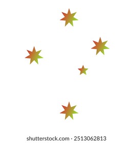Estrelas Gradiente Arte Vetor Design