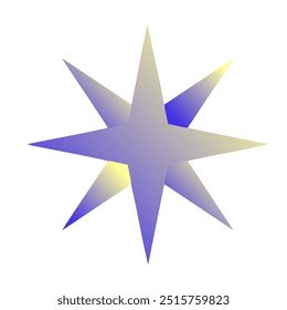 Estrellas Gradient Art Diseño de Vectores