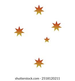 Stars Gradient Art Vector Design