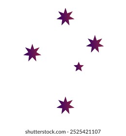 Stars Gradient Art Vector Design