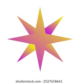 Estrelas Gradiente Arte Vetor Design