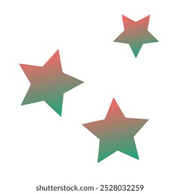 Estrellas Gradient Art Diseño de Vectores