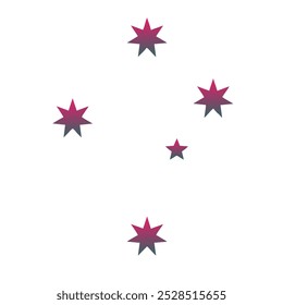 Stars Gradient Art Vector Design