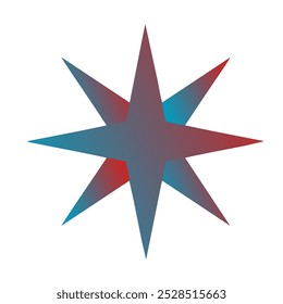 Estrelas Gradiente Arte Vetor Design