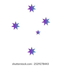 Stars Gradient Art Vector Design