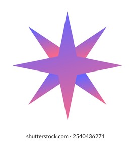 Estrellas Gradient Art Diseño de Vectores