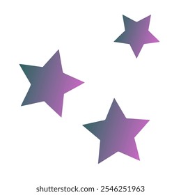 Stars Gradient Art Vector Design