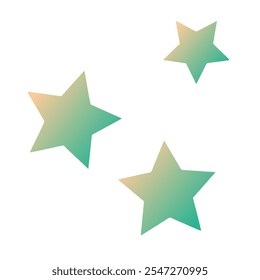 Stars Gradient Art Vector Design