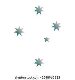 Stars Gradient Art Vector Design