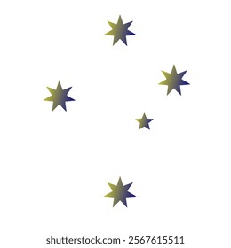 Stars Gradient Art Vector Design
