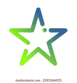 Stars Gradient Art Vector Design