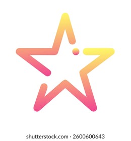 Stars Gradient Art Vector Design
