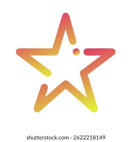 Estrellas Gradient Art Diseño de Vectores