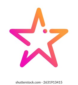 Stars Gradient Art Vector Design